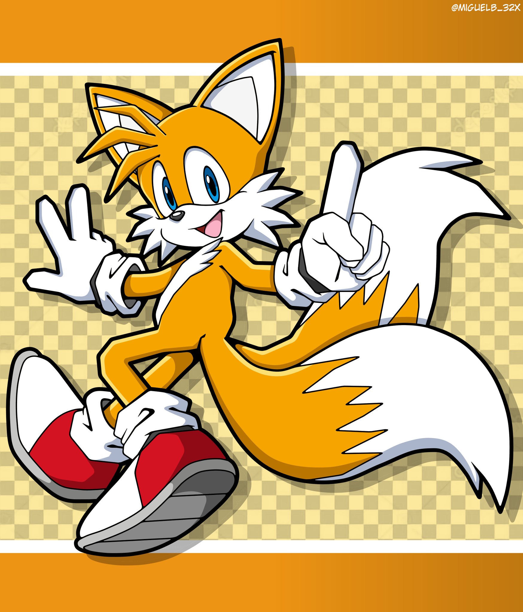 Miles "Tails" Prower Sonic the Hedgehog Image by MiguelB 32X